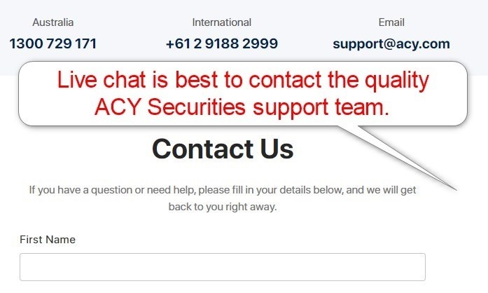 ACY Securities Customer Support ACY Securities Customer Support